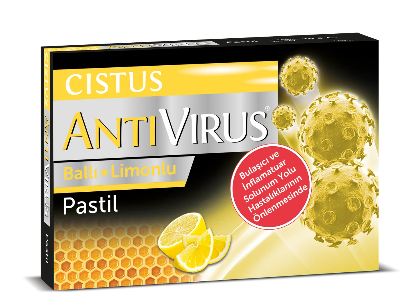 Cistus AntiVirus Ballı Limonlu Pastil